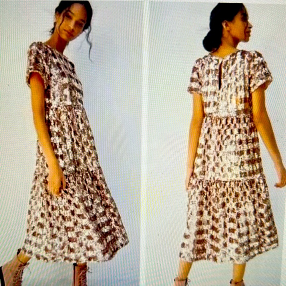 NWT Maeve by Anthropologie gold sequin dress. Gorgeous!